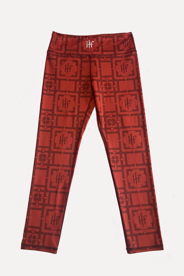 Hardy of Five Red Monogram Leggings